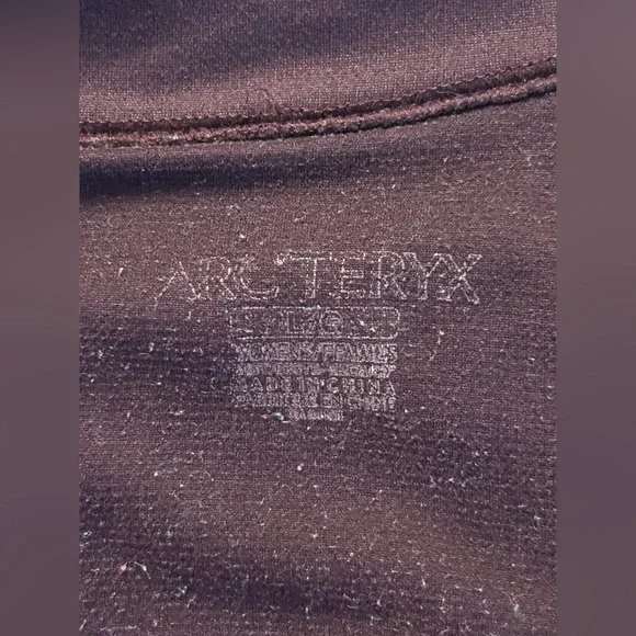 Women’s Arc'teryx Covert fleece jacket Red Full Zip Size Large - Picture 7 of 8